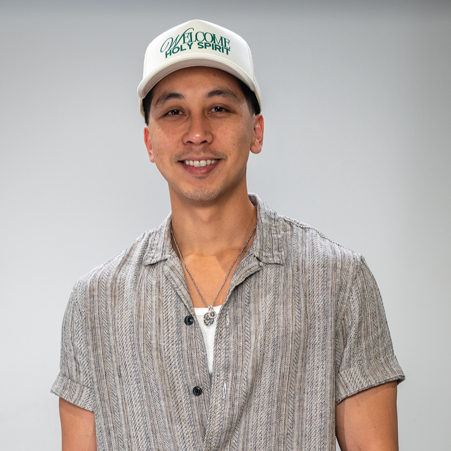 Welcome Holy Spirit Trucker Hat - Cream
