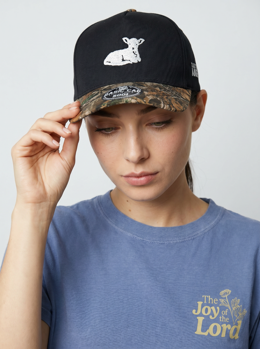 No Other Name Lamb Hat Black/Camo