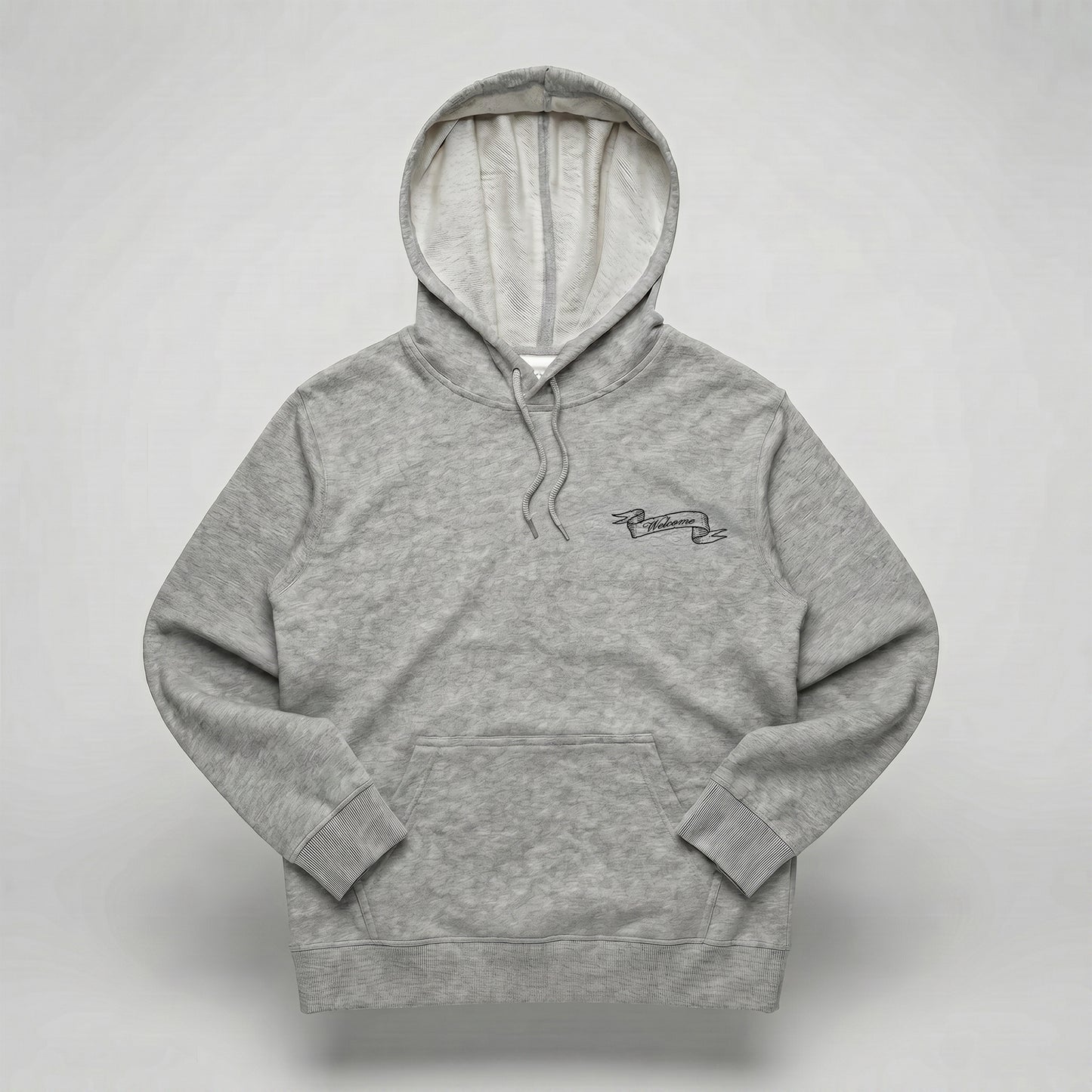 Welcome Holy Spirit Banner Hoodie - Heather Grey