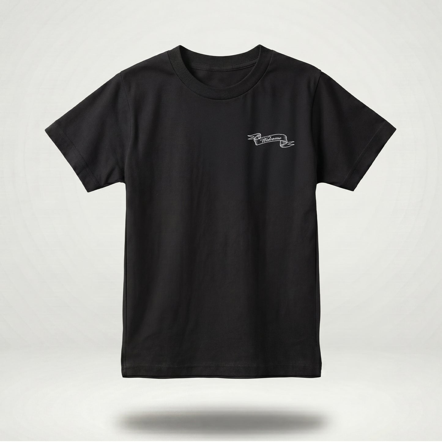 Welcome Holy Spirit Banner Kid's Tee - Black